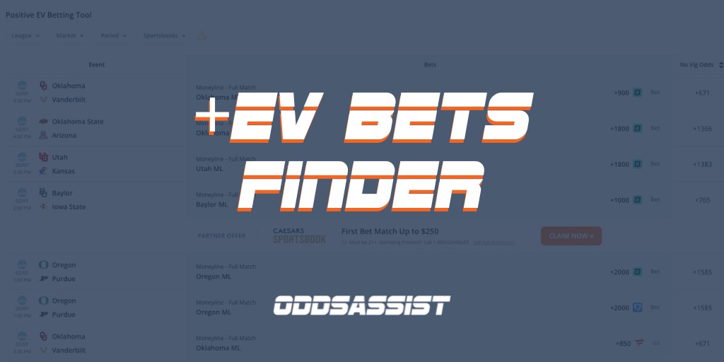 Positive EV Betting Tool (Free)